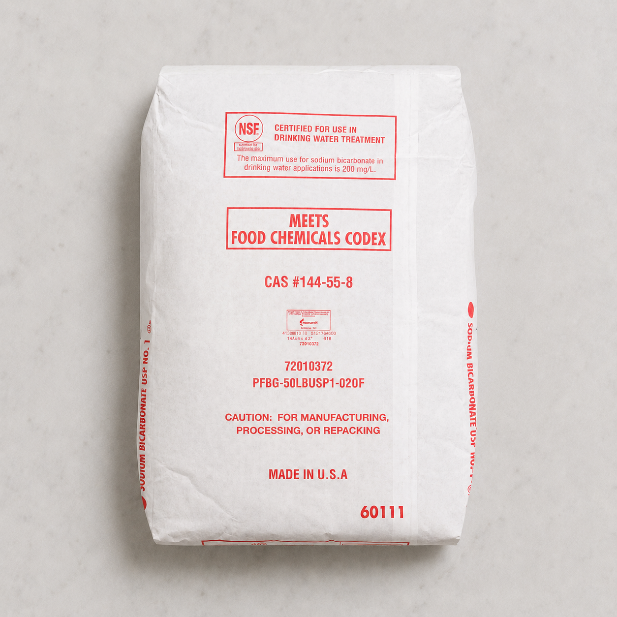 Sodium Bicarbonate USP No. 1 Powder – High Purity